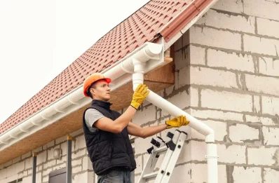Pose et remplacement de gouttières à Pringy